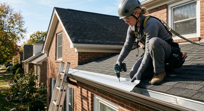 Gutter Cap Installation in Mcdonough, GA
