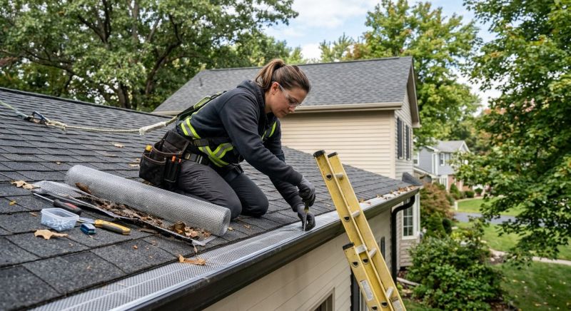 Gutter Screen Repair in Sacramento, CA