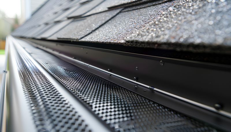 Rain Gutter Cover Installation