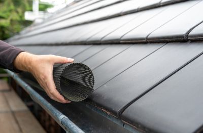 Rain Gutter Cover Installation