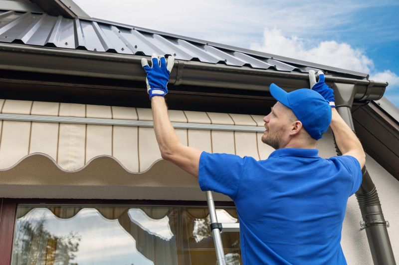 Rain Gutter Cover Installation
