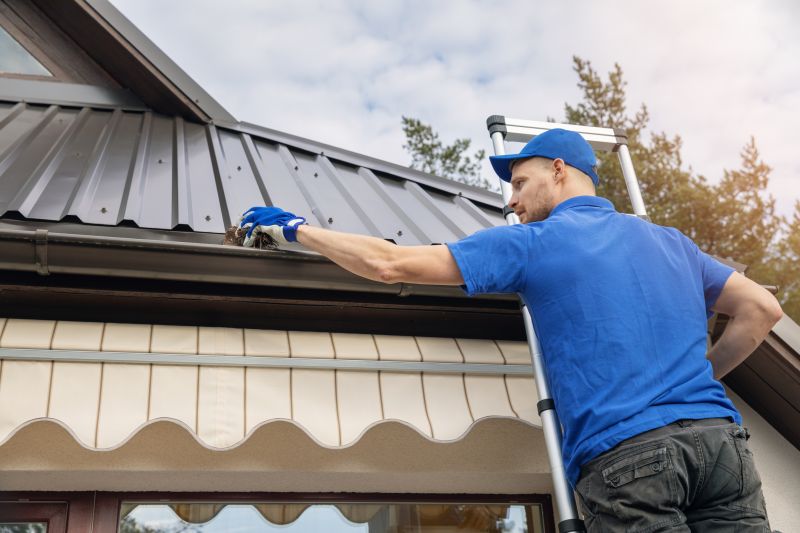 Rain Gutter Cover Installation