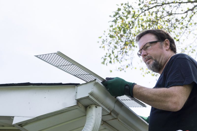 Rain Gutter Cover Installation